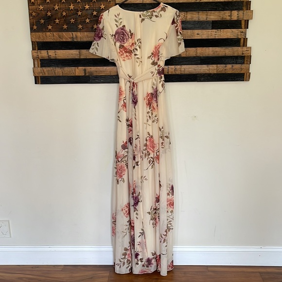 Pinkblush maternity maxi wrap dress size large Ricarica - Picture 4 of 5